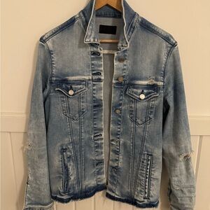 RtA Blue Lightweight Shirt Jacket